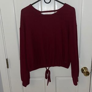 Hollister maroon Sweater